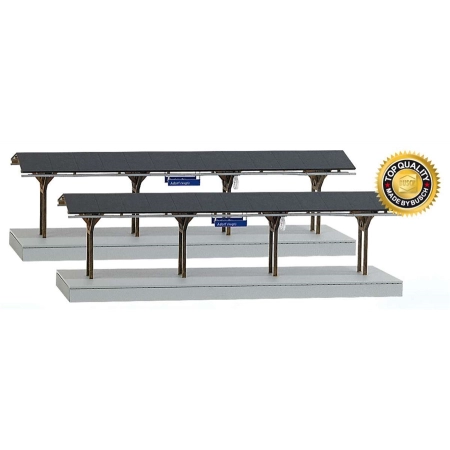 Busch 1466 - Peron kolejowy Adorf H0