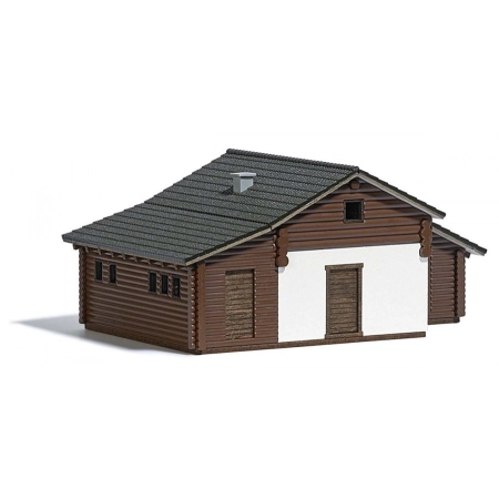 Busch 1443 - Domek, wymiary: 135 x 86 mm, H=59 mm.