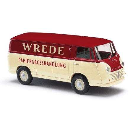 Busch 94010 - Goliath Express box van „Wrede Papiergroßhandlung”, 1957 r.