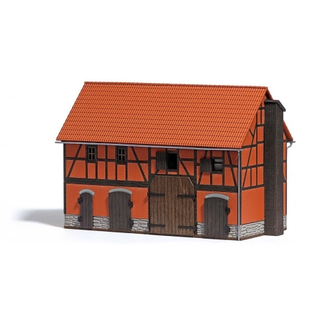 Busch 1507 - Stodoła z dużą stajnią.