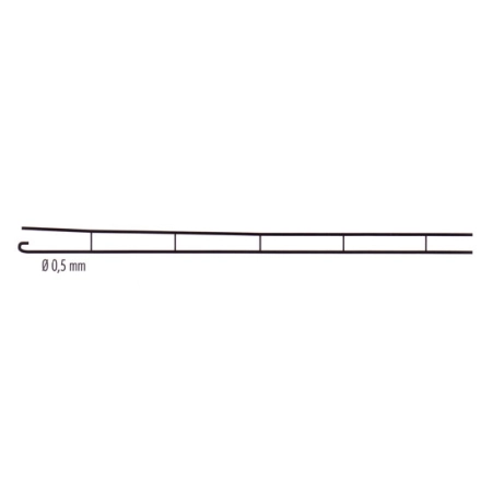 Sommerfeldt 418 - 5 drutów jezdnych, miedziowanych 0,5x300mm otwarte