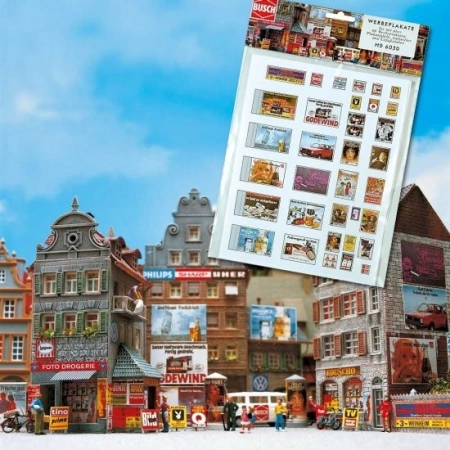 Busch 6030 - Zestaw plakatów reklamowych