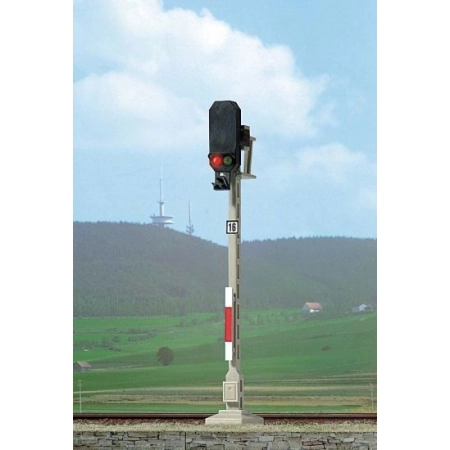 Busch 5821 - Semafor odstępowy DB, 2 x LED, wysokość 79 mm.