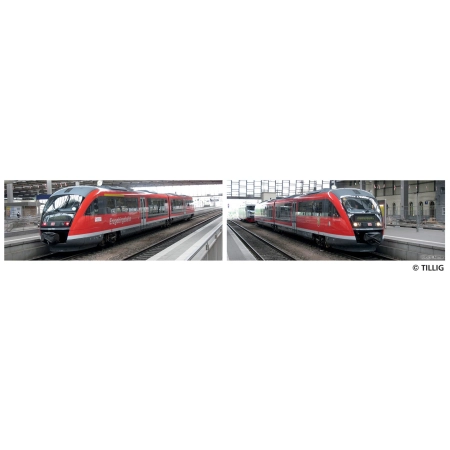 Tillig 04887 - Jednostka spalinowa BR 642 „Erzgebirgsbahn”, DBAG, Ep.VI