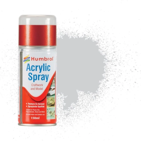 HUMBROL AD6011 - Spray akrylowy 150 ml 011 Silver