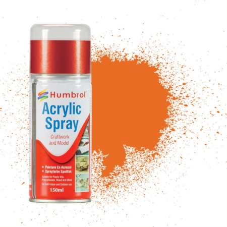 HUMBROL AD6018 - Spray akrylowy 150 ml 018 Orange