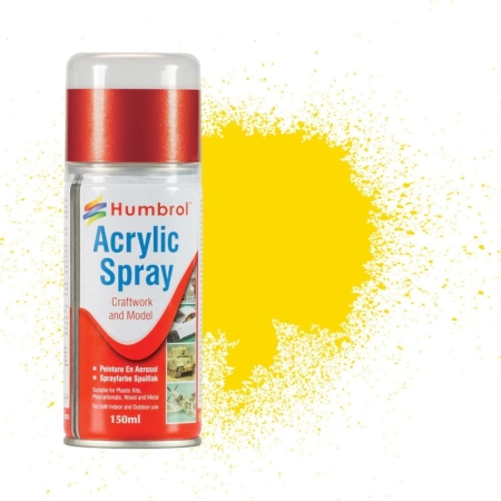 HUMBROL AD6069 - Spray akrylowy 150 ml 069 Yellow