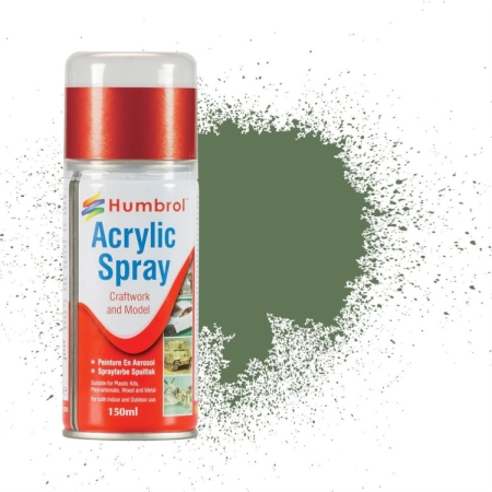HUMBROL AD6080 - Spray akrylowy 150 ml 080 Grass Green
