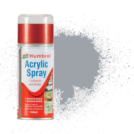 HUMBROL AD6165 - Spray akrylowy 150 ml 165 Medium Sea Grey Satin