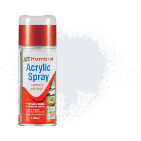 HUMBROL AD6191 - Spray akrylowy 150 ml 191 Chrome Silver