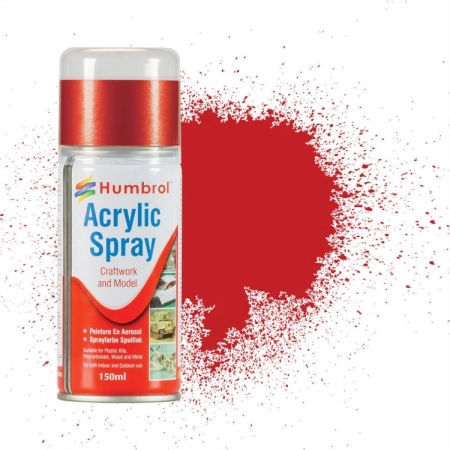 HUMBROL AD6220 - Spray akrylowy 150 ml 220 Italian Racing Red