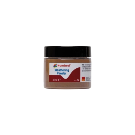 HUMBROL AV0018 - Pigment Weathering Powder 45ml Light Rust