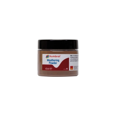 HUMBROL AV0019 - Pigment Weathering Powder 45ml Dark Rust