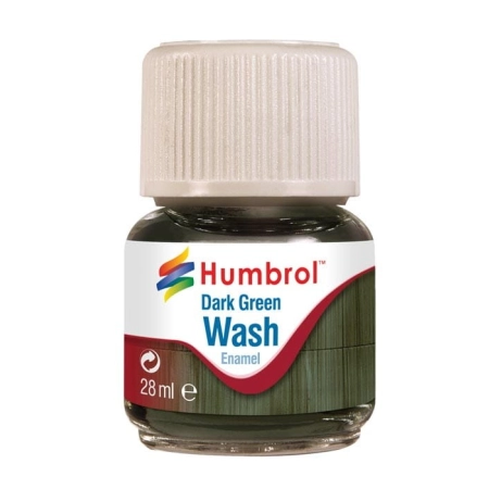 HUMBROL AV0203 - Enamel Wash Dark Green 28ml