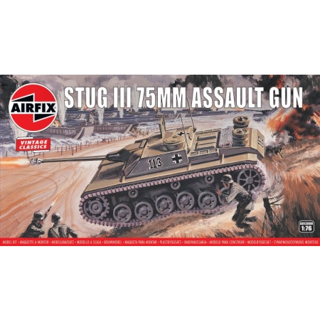 AIRFIX A01306V - Stug III 75 mm Assault Gun - 1:76