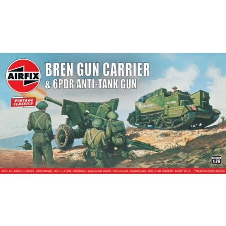 AIRFIX A01309V - Bren Gun Carrier & 6pdr Anti-Tank Gun - 1:76