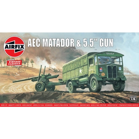 AIRFIX A01314V - AEC Matador & 5.5inch Gun - 1:76