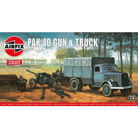 AIRFIX A02315V - Opel Blitz & Pak 40 Gun - 1:76