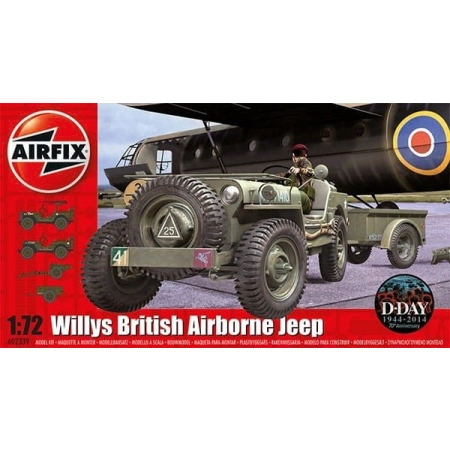 AIRFIX A02339 - Willys Jeep Trailer & Howitzer - 1:72