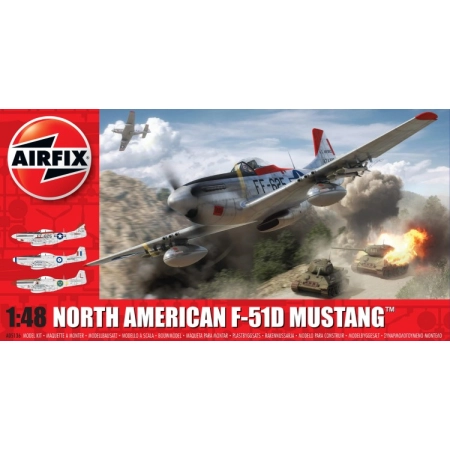 AIRFIX A05136 - North American F51D Mustang - 1:48