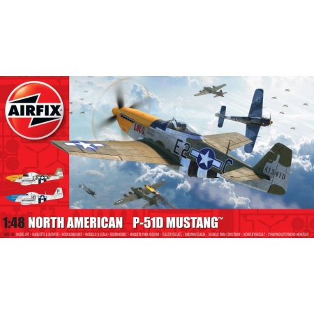 AIRFIX A05138 - North American P51D Mustang (Filletless Tails) - 1:48