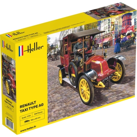 Heller 30705 - Renault Taxi Type AG - 1:24