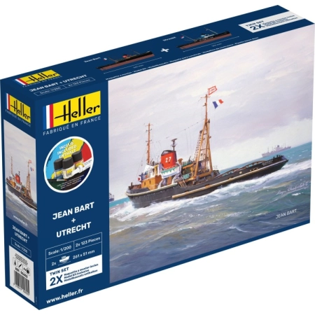 Heller 55602 - Starter Set - Jean Bart + Utrecht Twinset - 1:200
