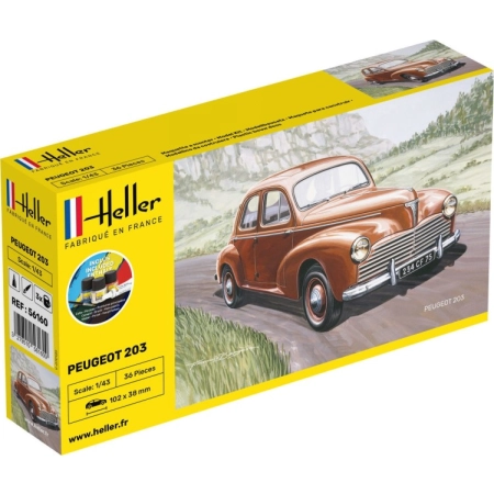 Heller 56160 - Starter Set - Peugeot 203 - 1:43