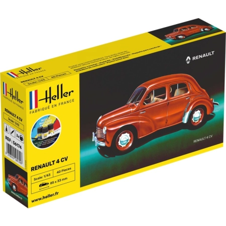 Heller 56174 - Starter Set - Renault 4 CV - 1:43