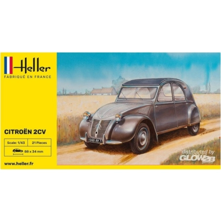Heller 56175 - Starter Set - Citroen 2 CV - 1:43