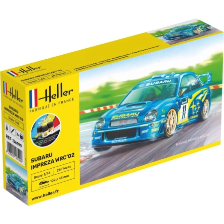 Heller 56199 - Starter Set - Subaru Impreza WRC 2002 - 1:43