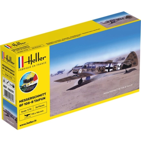 Heller 56231 - Starter Set - Messerschmitt Bf 108 B Taifun - 1:72