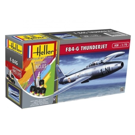 Heller 56278 - Starter Set - F-84G Thunderjet - 1:72