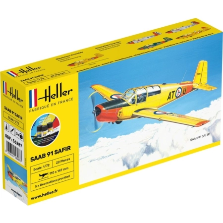 Heller 56287 - Starter Set - SAAB Safir 91 - 1:72