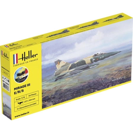Heller 56323 - Starter Set - AMD Mirage IIIE/R/5 BA - 1:72