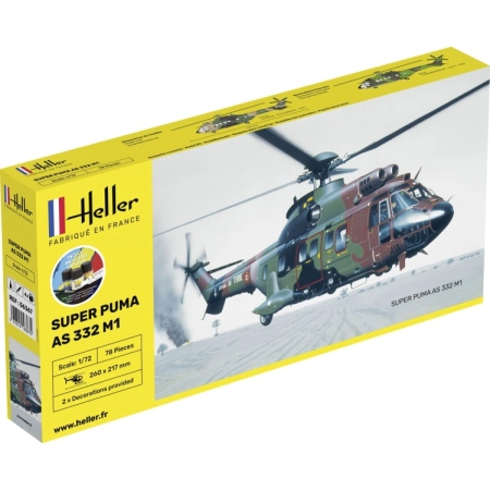 Heller 56367 - Starter Set - Super Puma AS332 M1 - 1:72