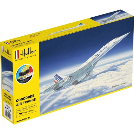 Heller 56445 - Starter Set - Concorde Air France - 1:125