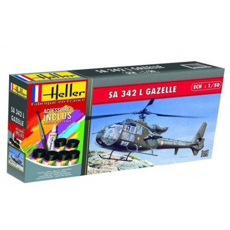 Heller 56486 - Starter Set - SA 342 L Gazelle 1:50