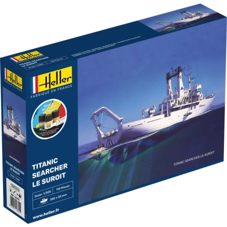 Heller 56615 - Starter Set - Statek badawczy Le Suroit - 1:200