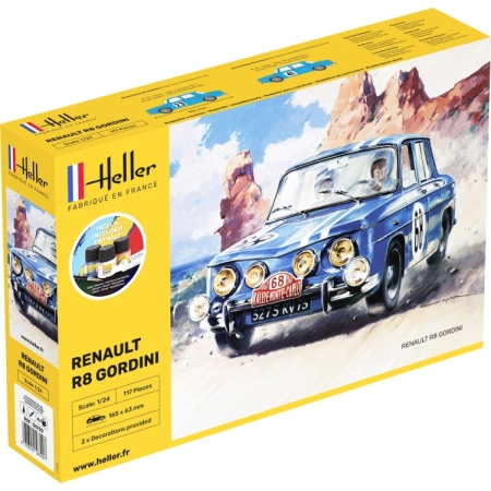 Heller 56700 - Starter Set - Renault R8 Gordini - 1:24
