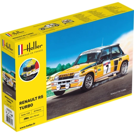Heller 56717 - Starter Set - Renault R5 Turbo - 1:24