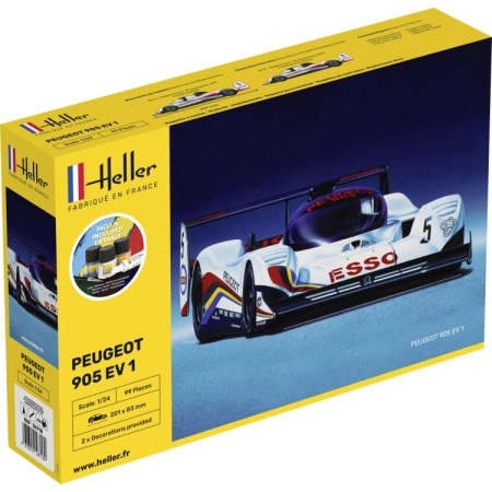 Heller 56718 - Starter Set - Peugeot 905 EV 1 BIS - 1:24