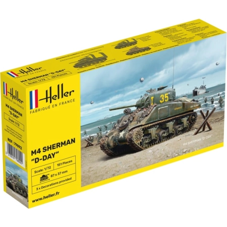 Heller 79892 - M4 Sherman D-Day - 1:72