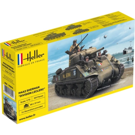 Heller 79894 - M4A2 Sherman Division Leclerc - 1:72