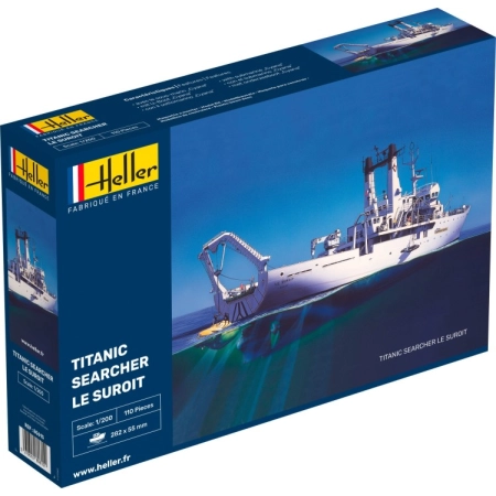Heller 80615 - Statek badawczy Le Suroit - 1:200