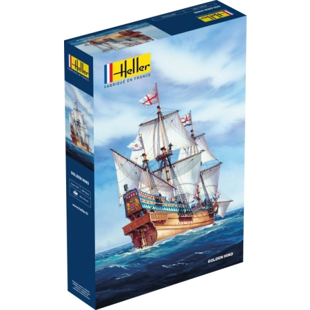 Heller 80829 - Żaglowiec Golden Hind - 1:200