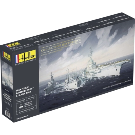 Heller 81092 - Task Force - Revitaillement a La Mer 1968 - 1:400