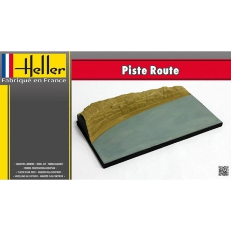 Heller 81251 - Diorama - zakręt droga - 1:43