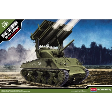 Academy 13294 - M4A3 Sherman T34 Caliope 1:35.