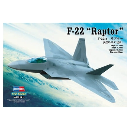 HOBBY BOSS - 80210 F-22A Raptor - 1:72